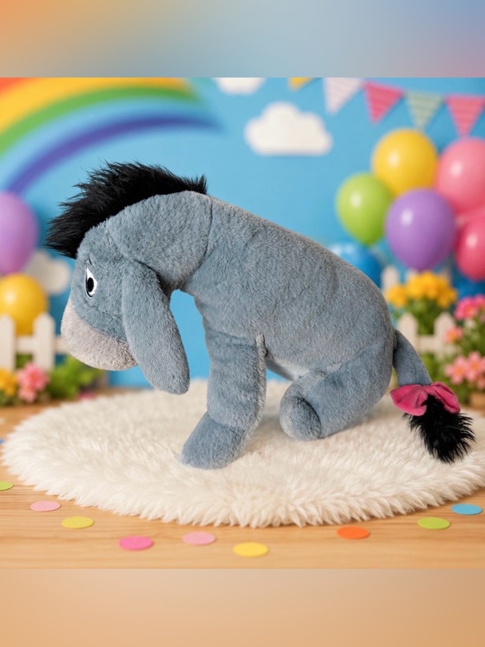 Disney Winnie the Pooh Eeyore Plush Soft Stuffed Animal Toy 14”